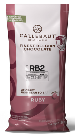 Шоколад рубіновий RUBY 32,8 % какао RB2 10 кг, Callebaut 26964 фото
