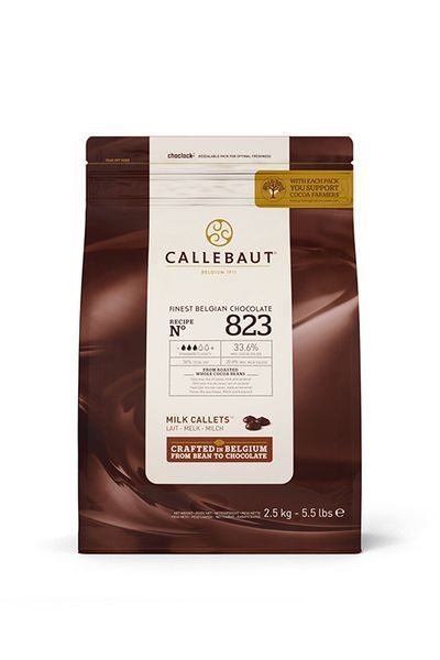 Молочный шоколад 33,6 % какао 100 г (823), Callebaut 18872 фото