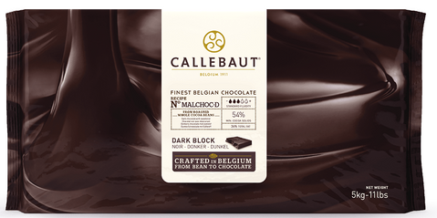 Черный шоколад с заменителем сахара 54 % какао 5 кг "MALCHOC-D-123", Callebaut 22941 фото