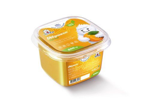 Пюре абрикоса без цукру заморожене 1 кг, YetiCo 27252 фото