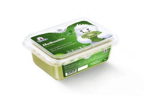 Пюре актинідія (міні ківі) без цукру заморожене 1 кг, YetiCo 26928 фото