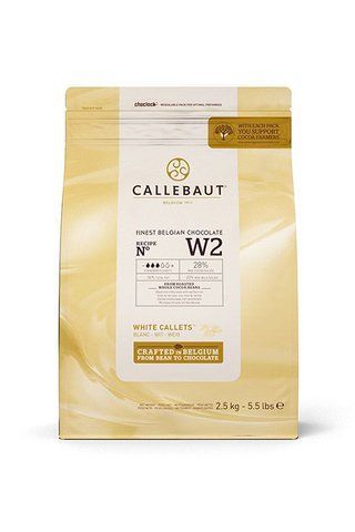 Белый шоколад "W2" 28 % какао 2.5 кг, Callebaut 20505 фото