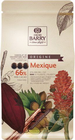 Черный шоколад Mexico 66%, Cacao Barry 20062 фото